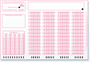 formulário óptico 60 questões 1/6